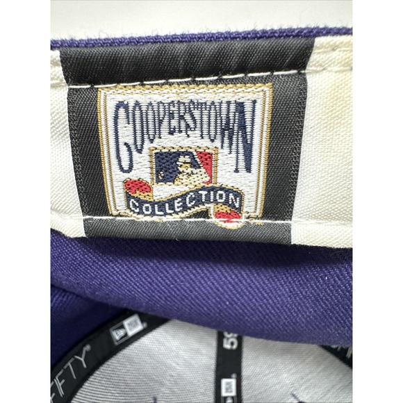 New Era Texas Rangers MLB 40th Anniversary Purple Sky Pack 59Fifty Fitted 7 3/4 - Picture 7 of 8